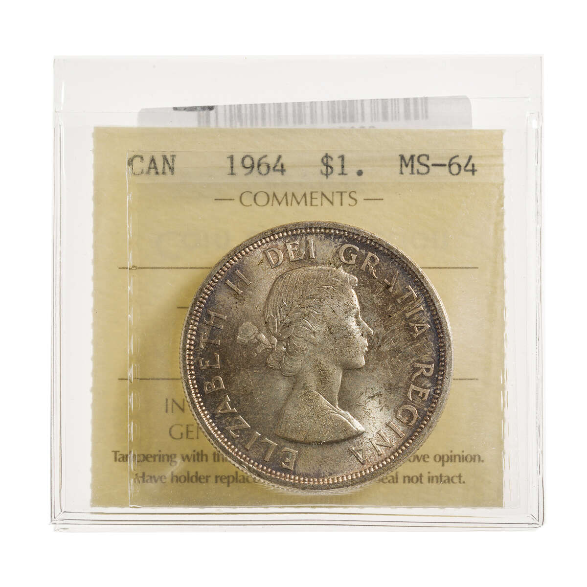 1 Dollar 1964  ICCS MS-64 Default Title