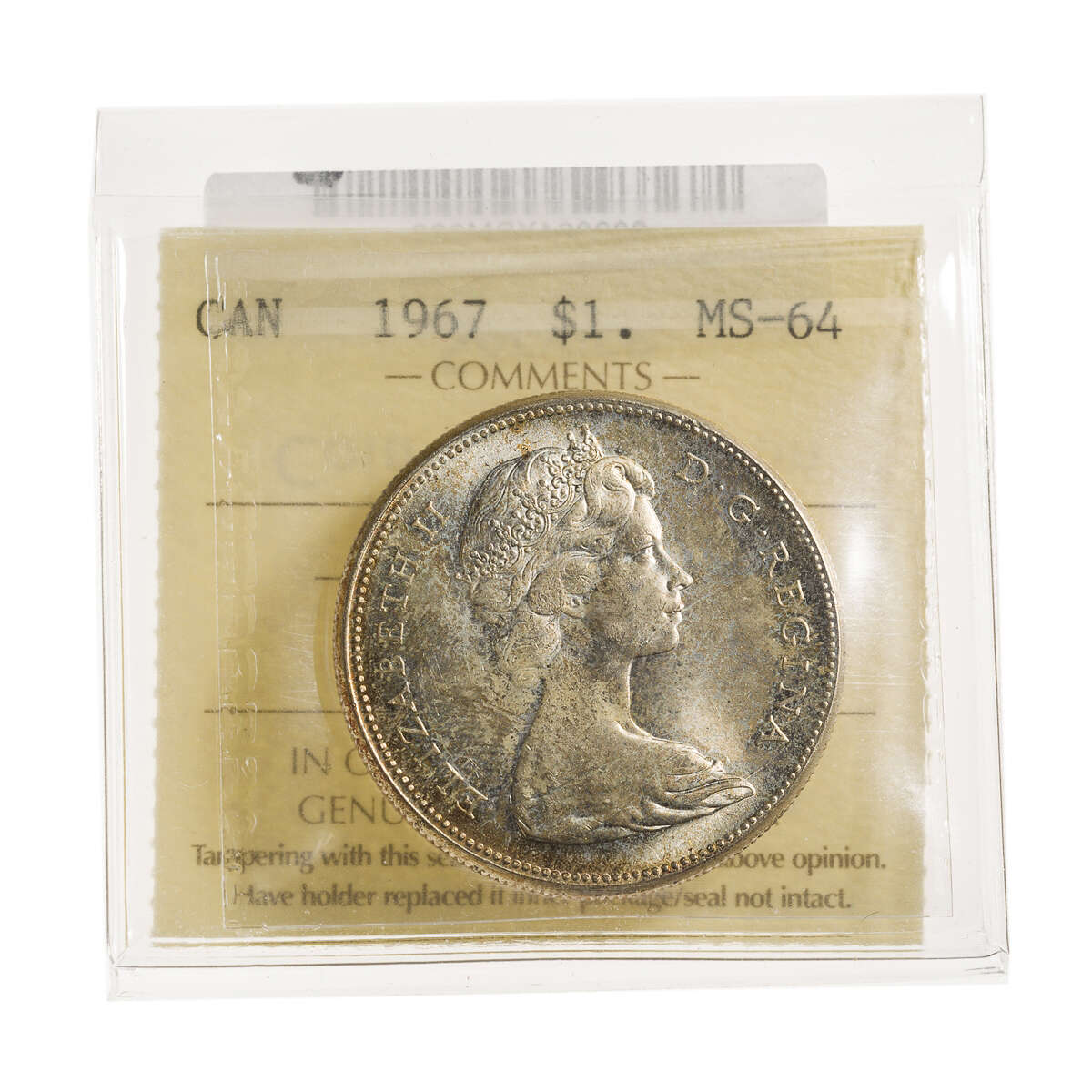 1 Dollar 1967  ICCS MS-64 Default Title