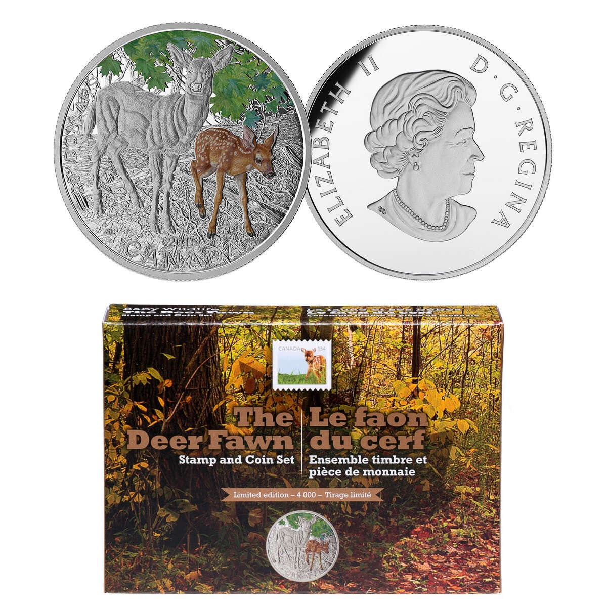 2015 $20 Baby Deer + Stamp Default Title