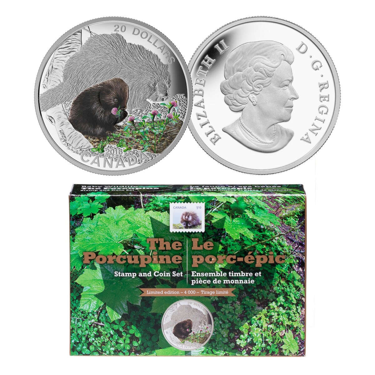 2015 $20 Baby Porcupine+Stamp Default Title