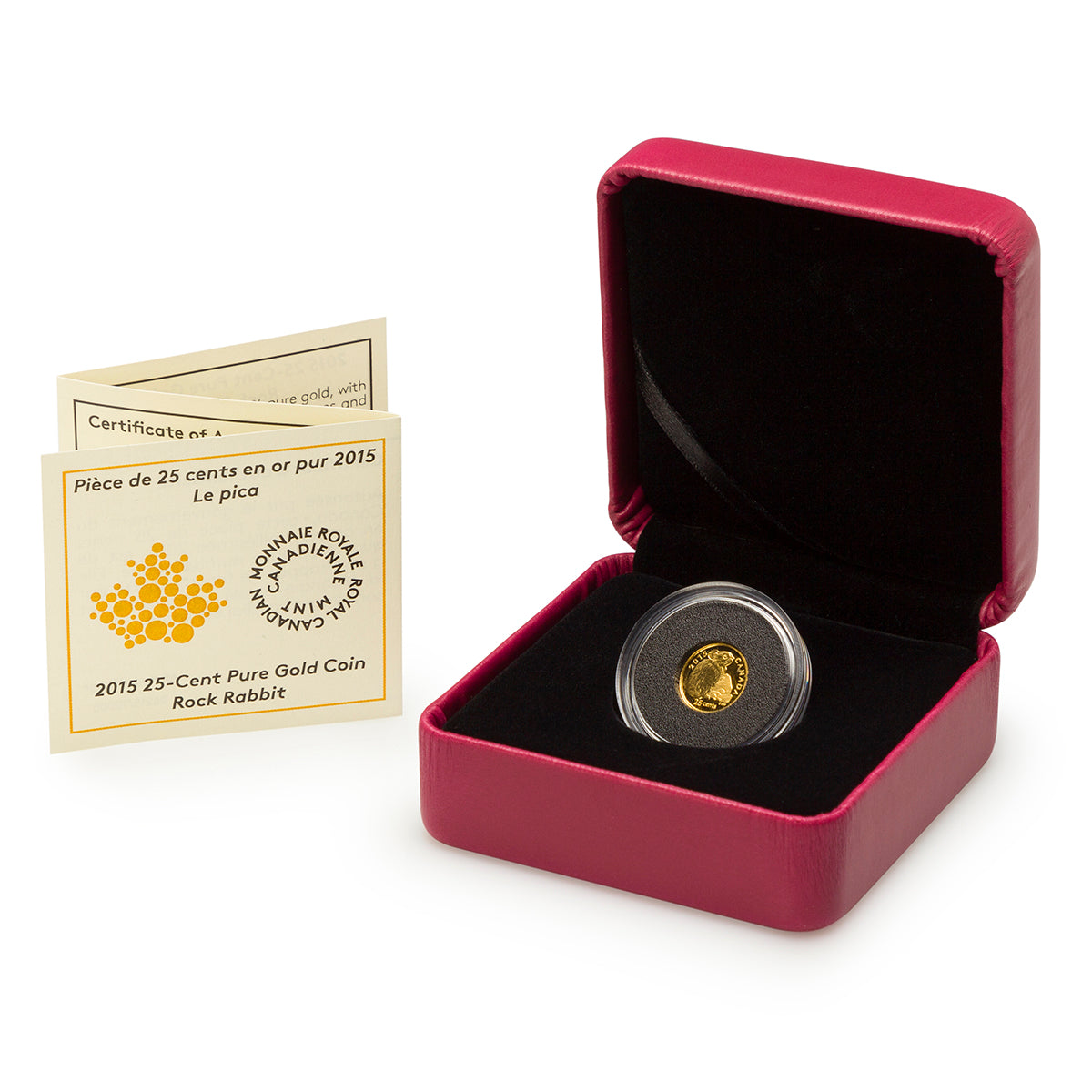 2015 25c Rock Rabbit - Pure Gold Coin