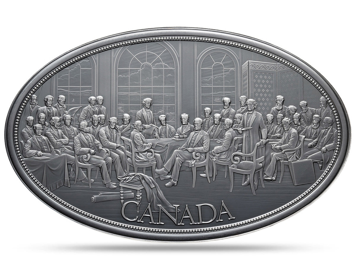 Canadian Heritage Medal Series: Fathers of Confederation - 5 oz Pure Silver Medal