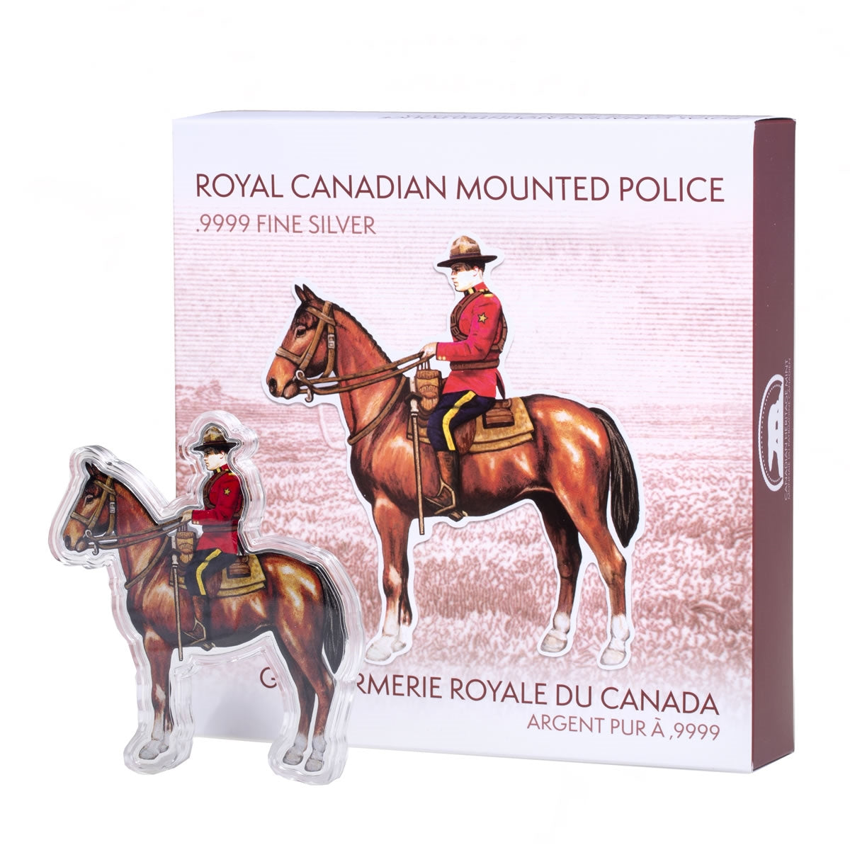 Real Shape Iconic Canada: RCMP - Pure Silver Piece