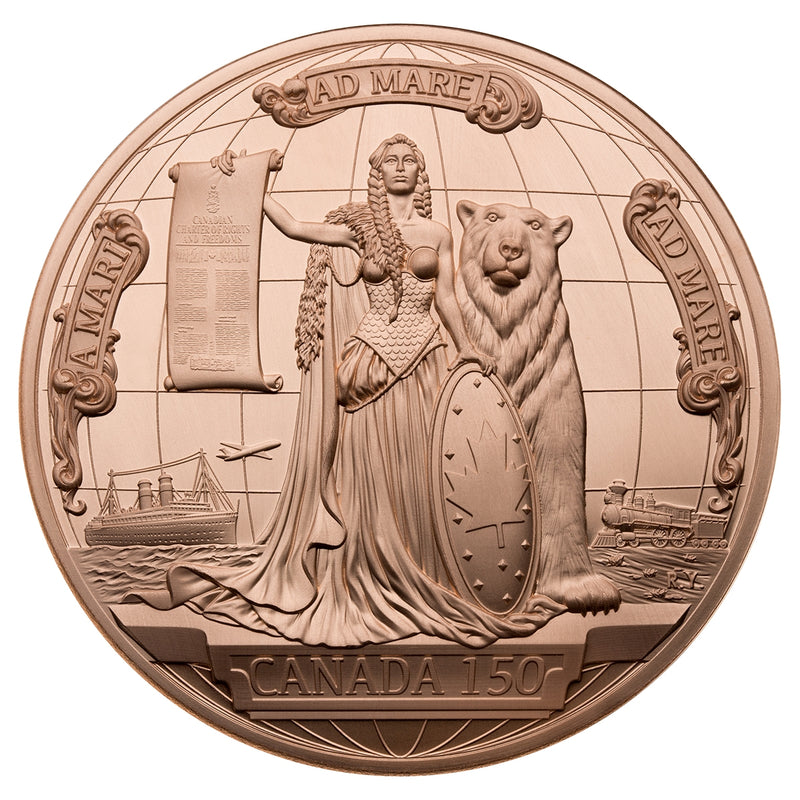 2017 Canada 150 Medal - Bronze Piece (Classic Finish)