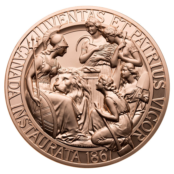 1867 Confederation Medal Re-strike - Bronze Piece (Classic Finish)