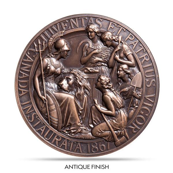 1867 Confederation Medal Re-strike - Bronze Piece (Antique Finish)