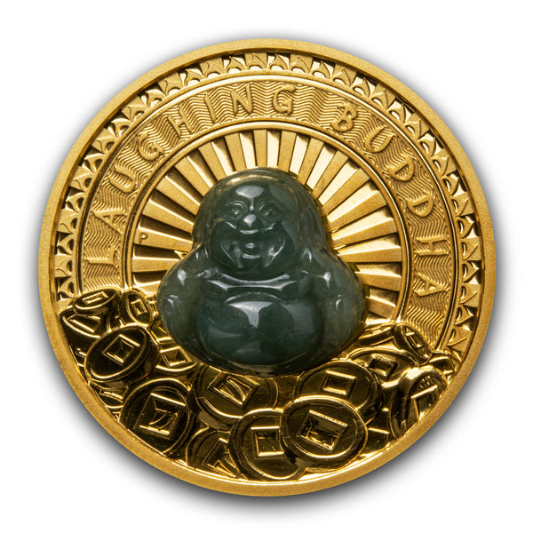 2021 $100 Laughing Buddha - Pure Gold Coin