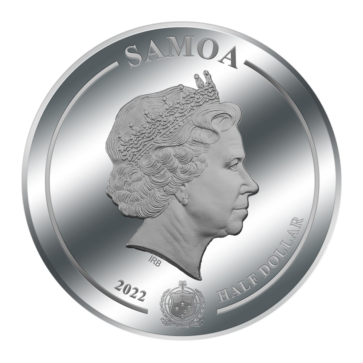 2022 50 Cent The Queen's Platinum Jubilee Coin