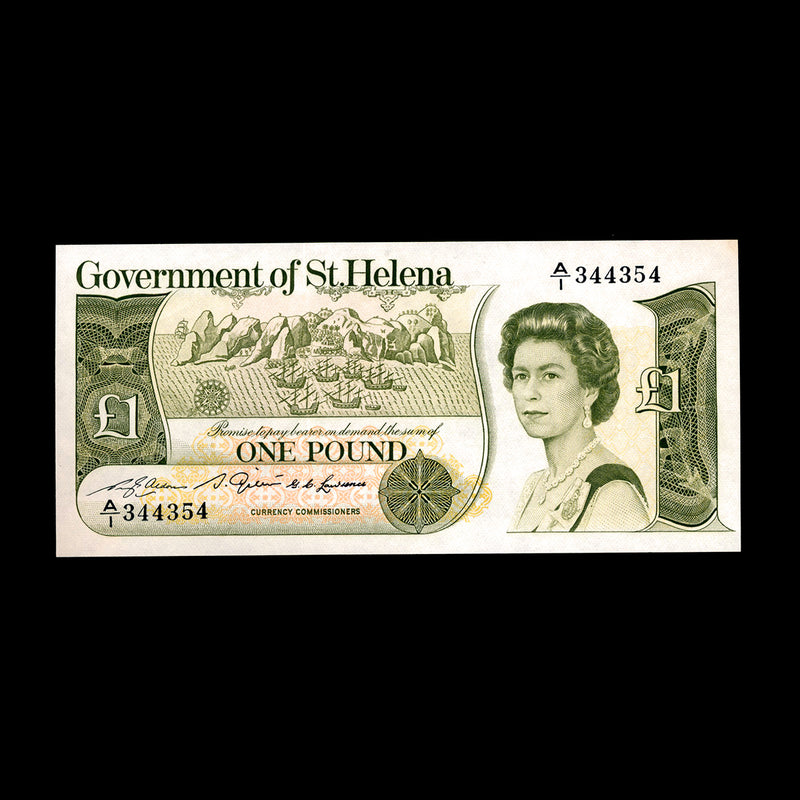 Saint Helena & Ascension 1 Pound 1976 Elizabeth II Issued note UNC-60