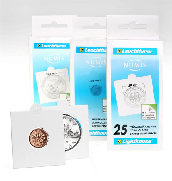 Self-Adhesive 2x2 Coin Holders