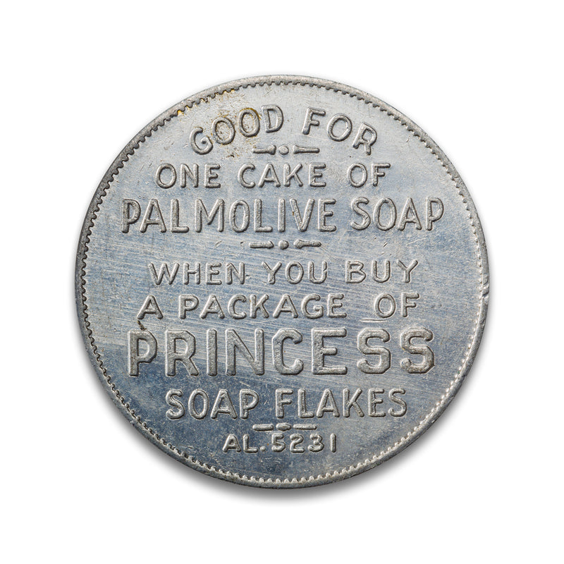 Canada 10 Cents Palmolive Soap Token EF+